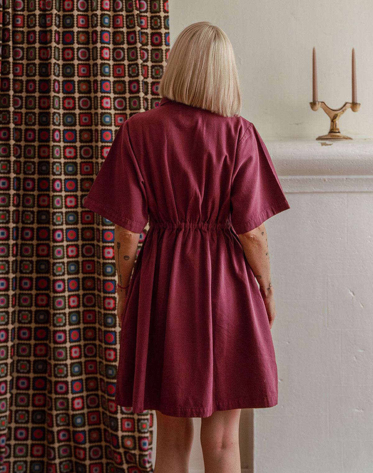 Noble Adult Utility Dress in Bordeaux