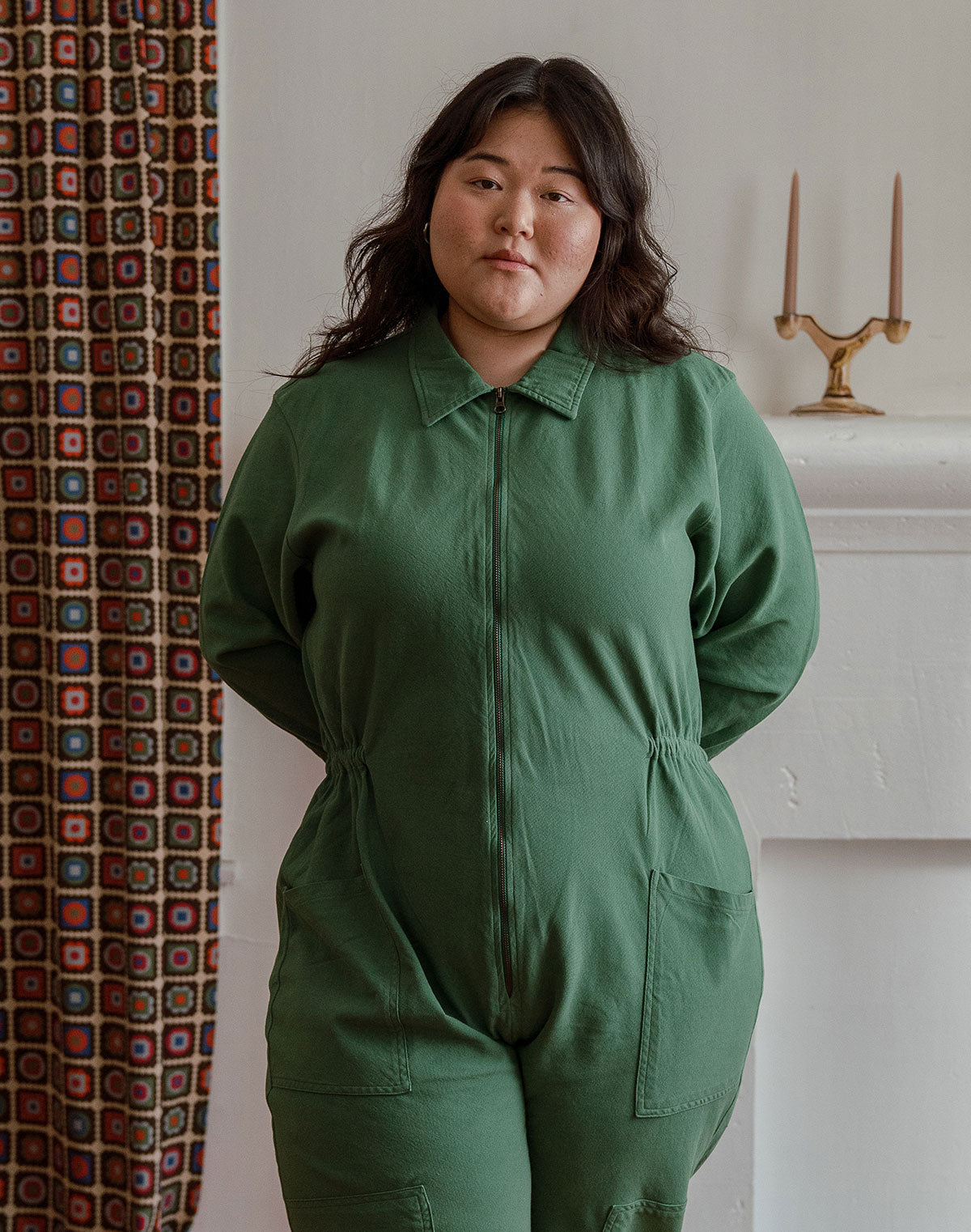 Noble Adult Long-Sleeve Utility Suit in Juniper