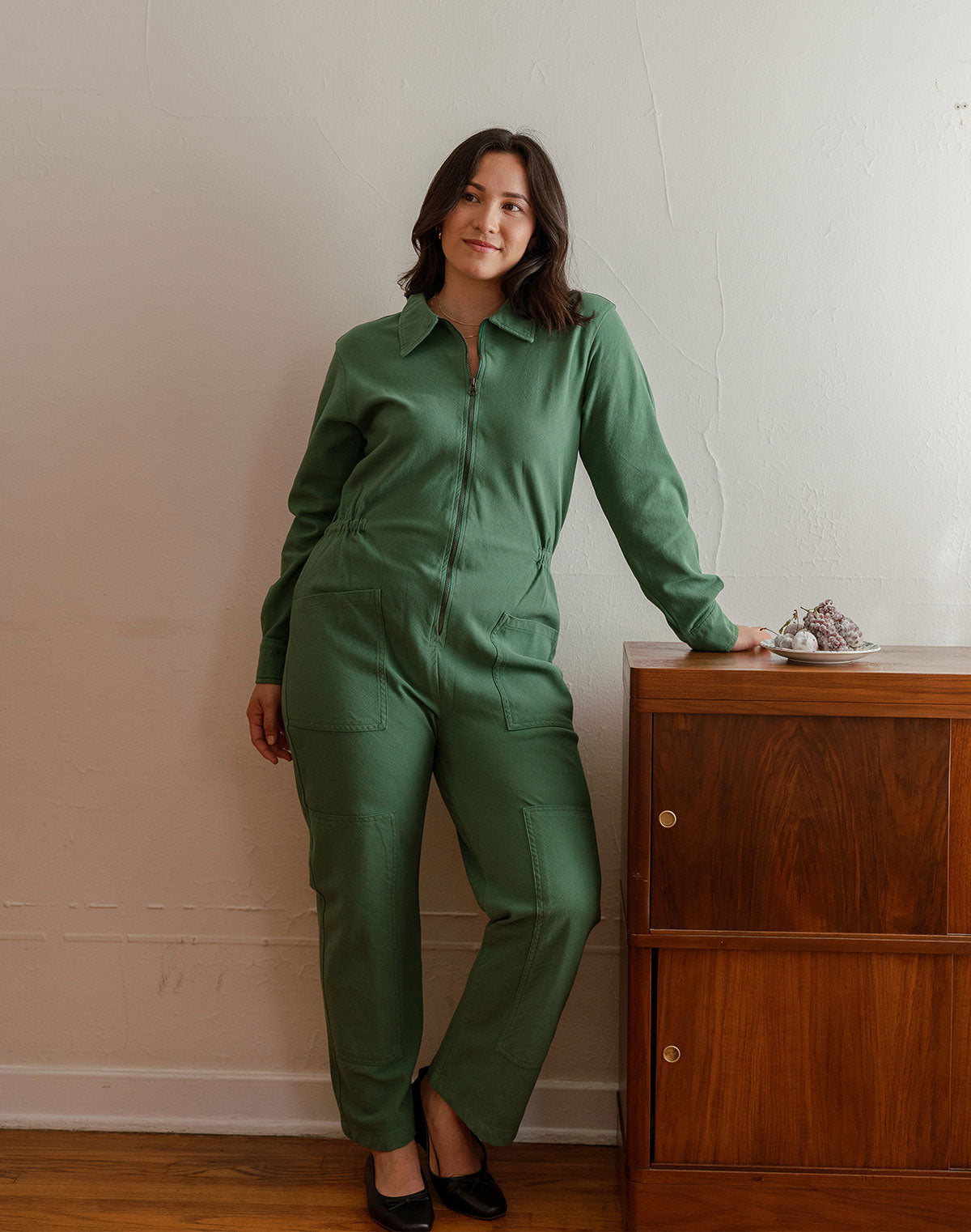 Noble Adult Long-Sleeve Utility Suit in Juniper