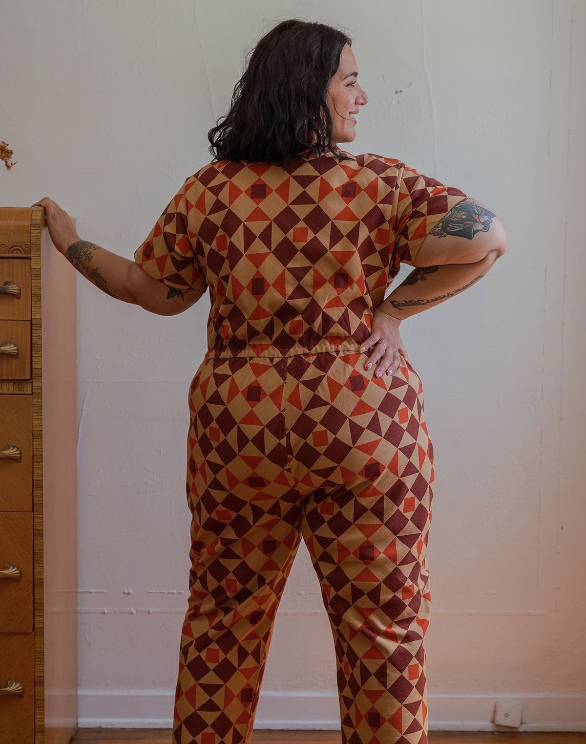 Noble Adult Utility Suit in Rose's Quilt