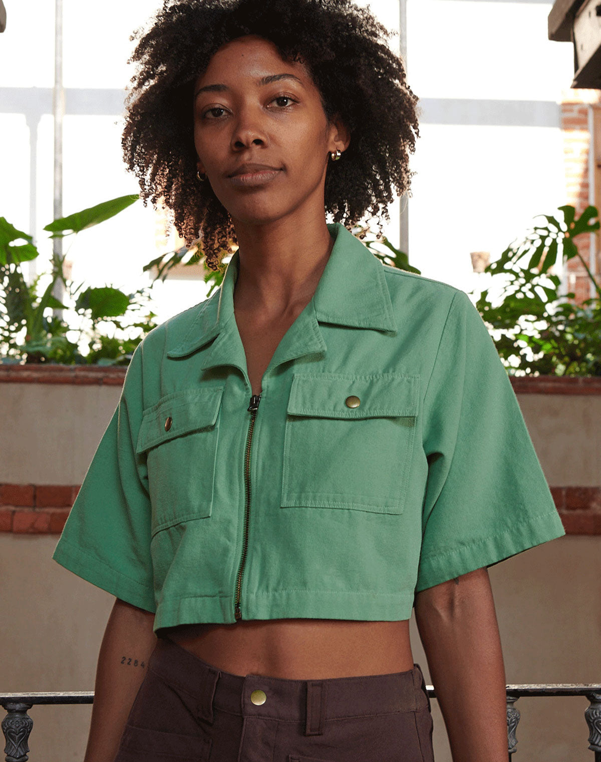 Noble Adult Utility Shirt in Cactus