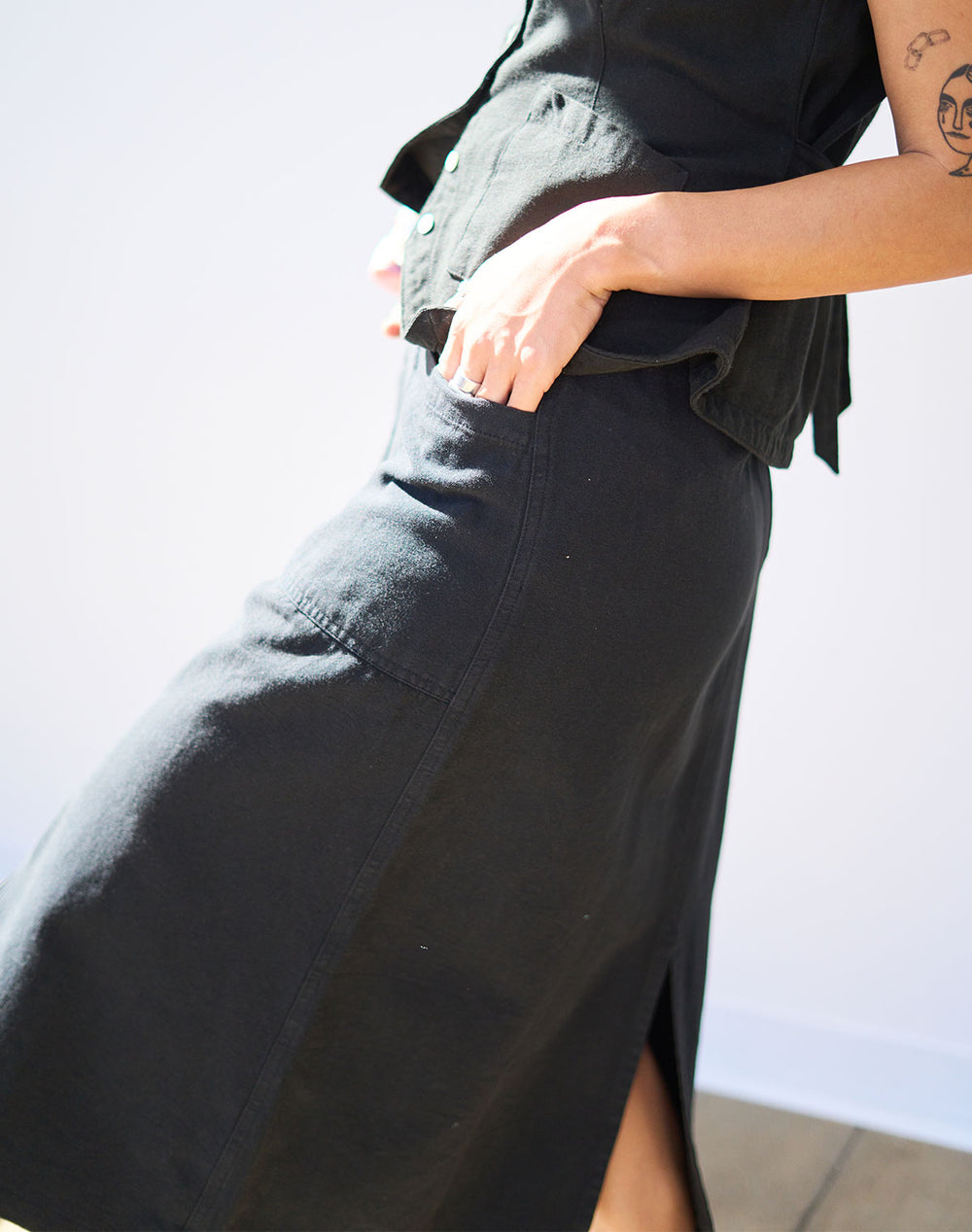 Noble Utility Skirt in Ash