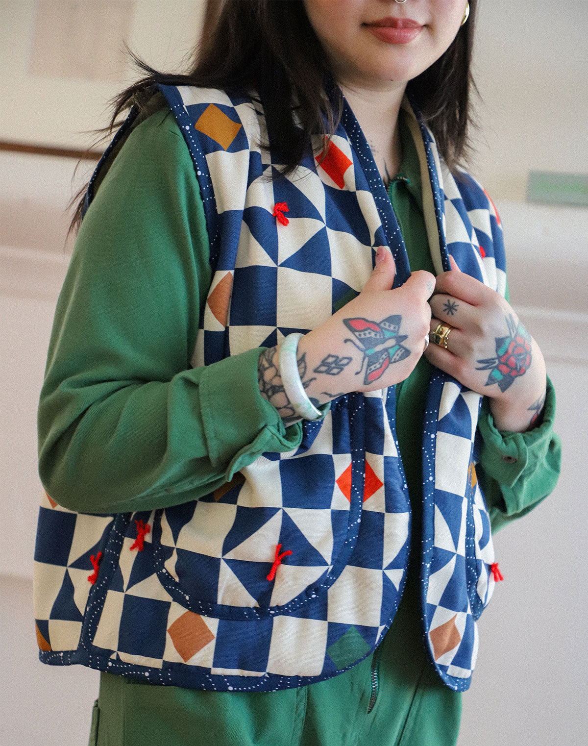 Noble x Jess Meany: Adult Dorothy's Print Vest