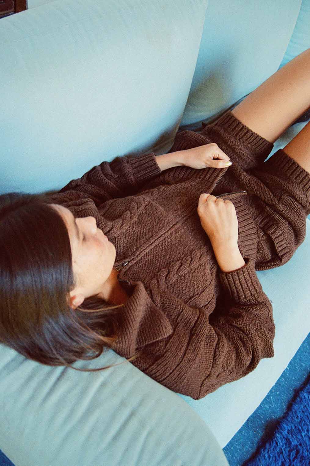Grace Zip Cardigan