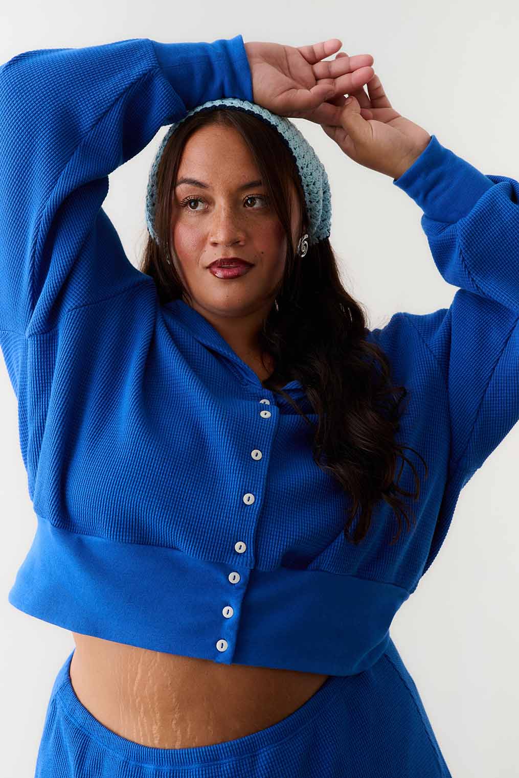 Waffle Sailor Cardigan
