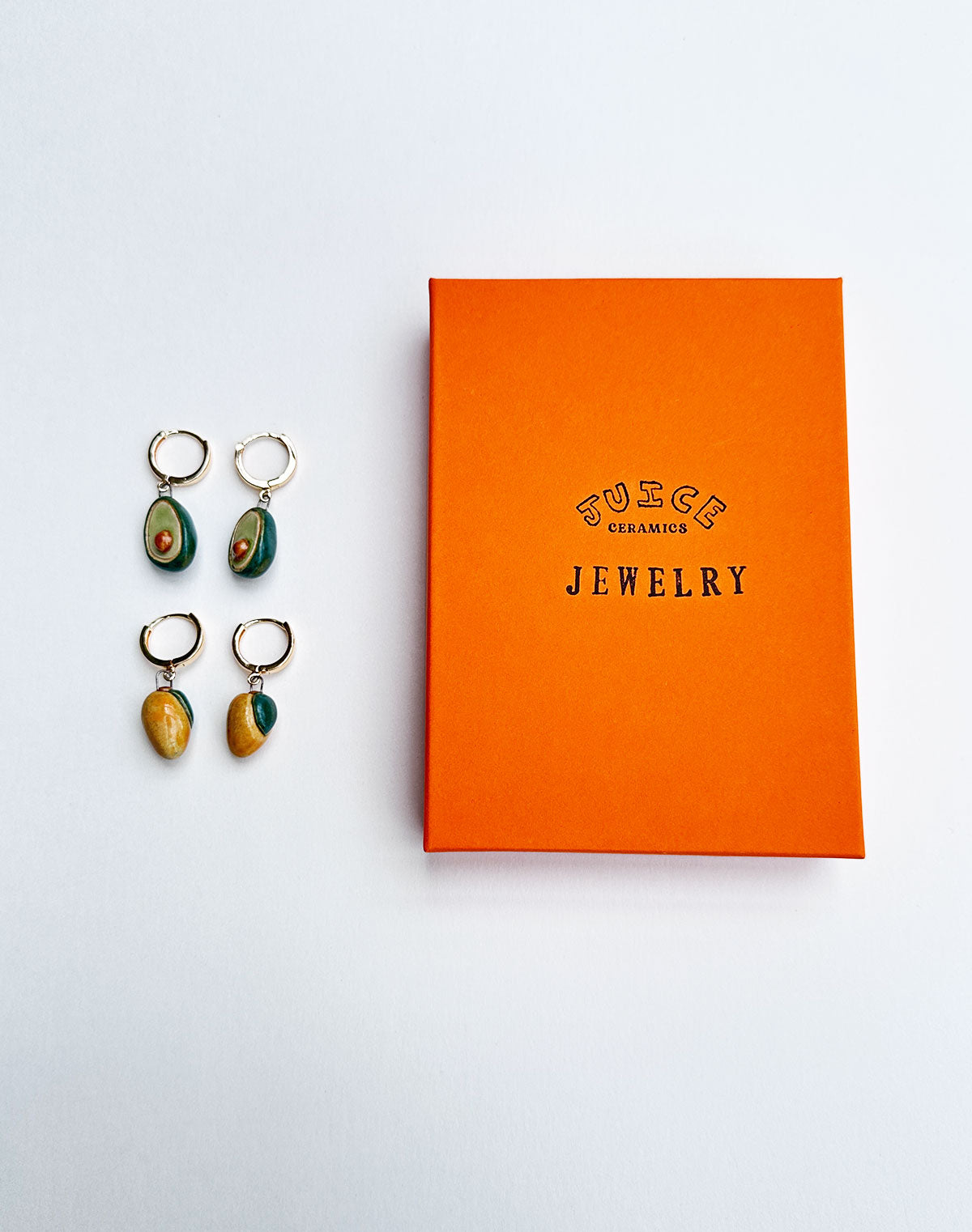 Noble x Juice Ceramics Avocado Earrings (PRE-ORDER)