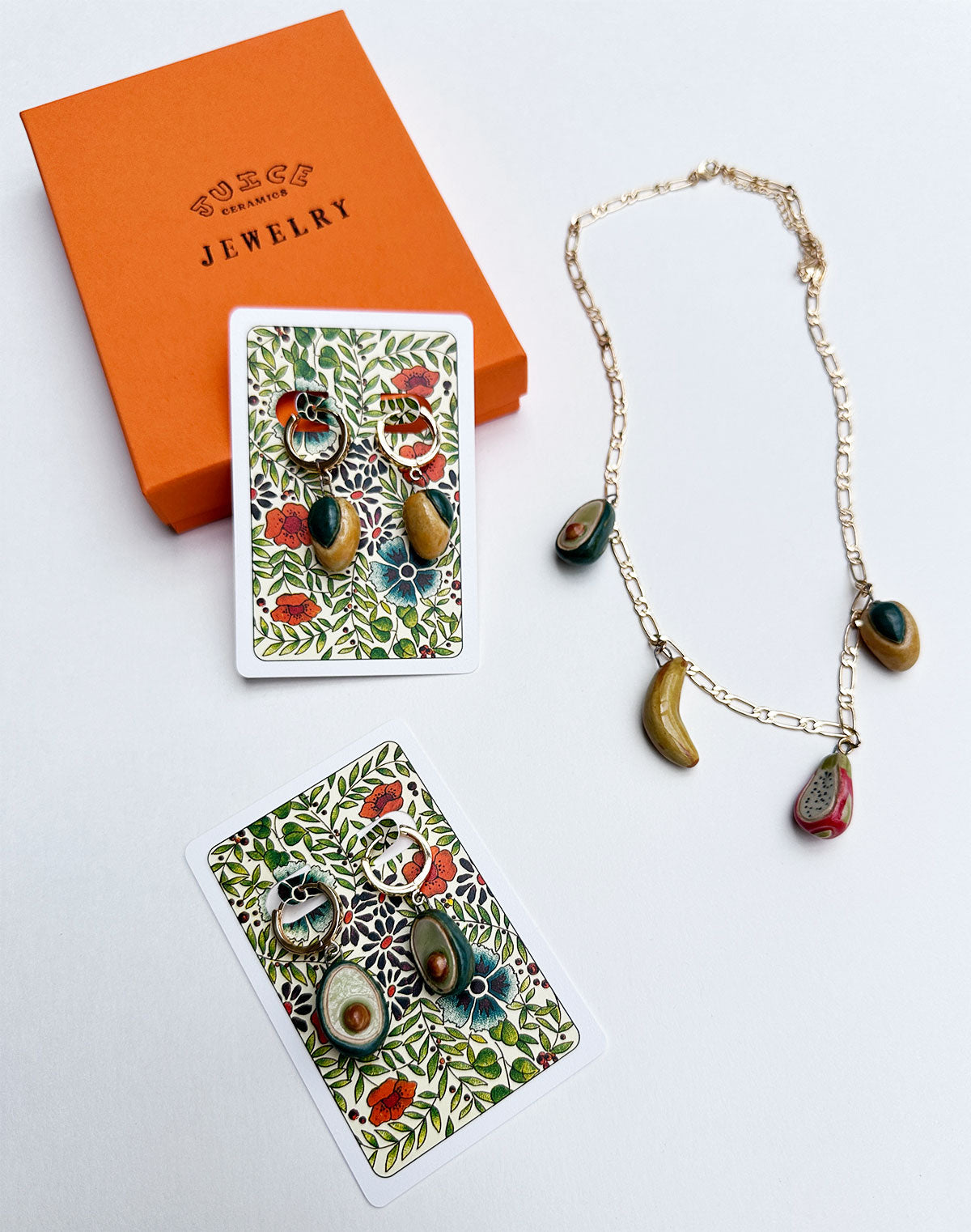 Noble x Juice Ceramics Frutas Charm Necklace