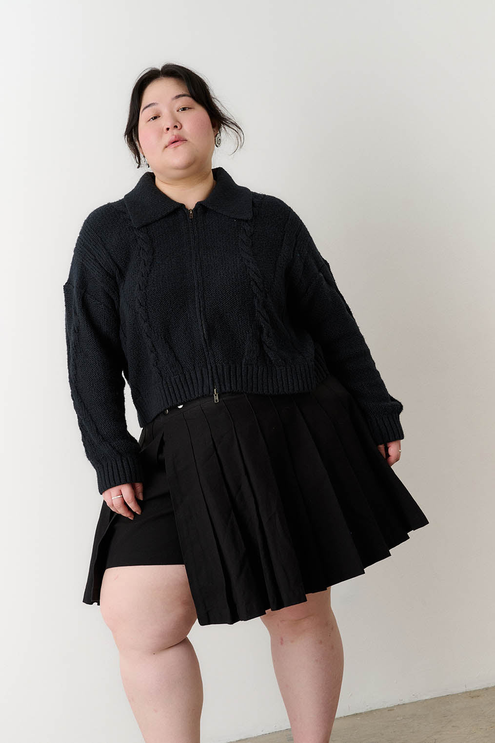 Grace Zip Cardigan