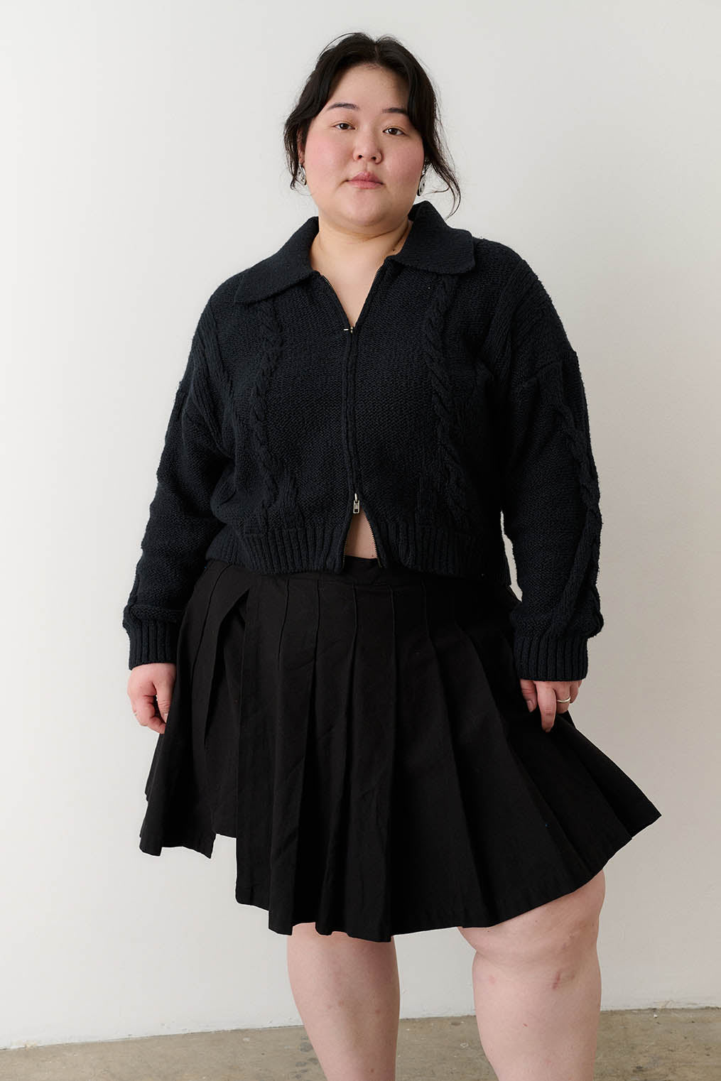 Grace Zip Cardigan