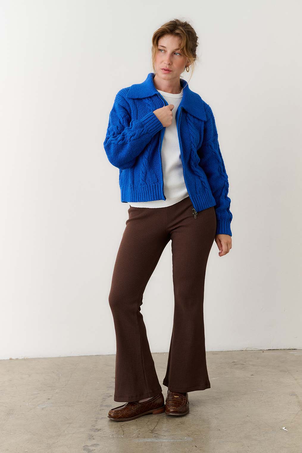 Grace Zip Cardigan