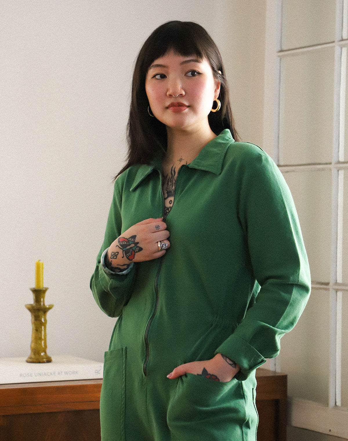 Noble Adult Long-Sleeve Utility Suit in Juniper