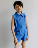 Noble Organic Tank Suit in French Blue