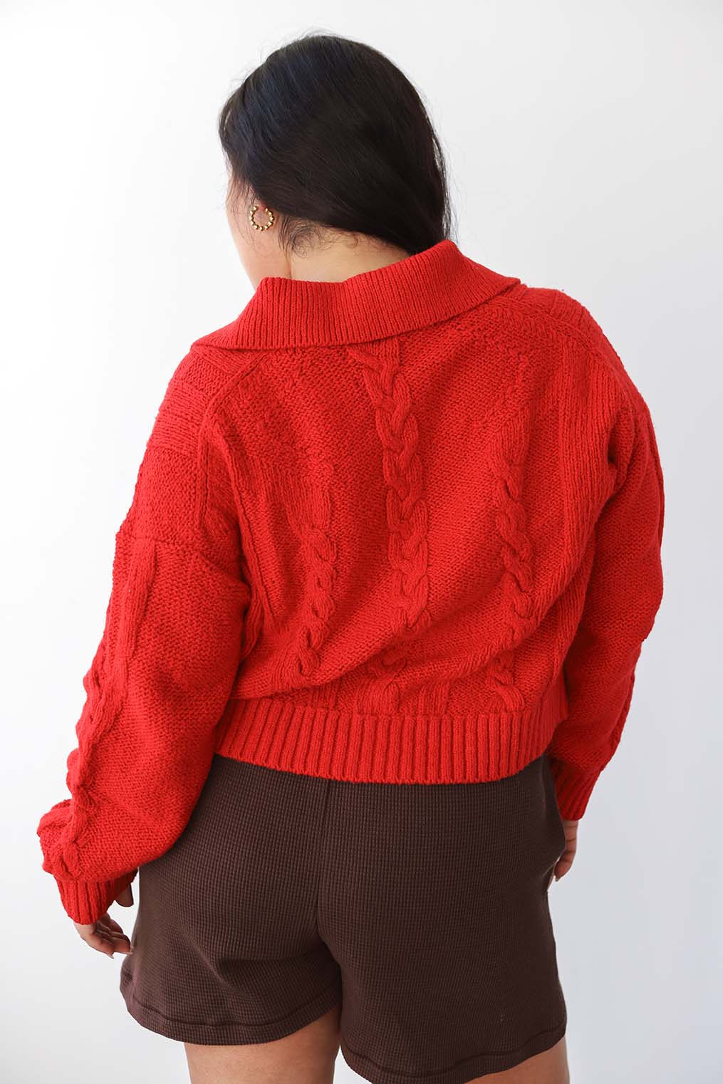 Braided Knit Cardigan