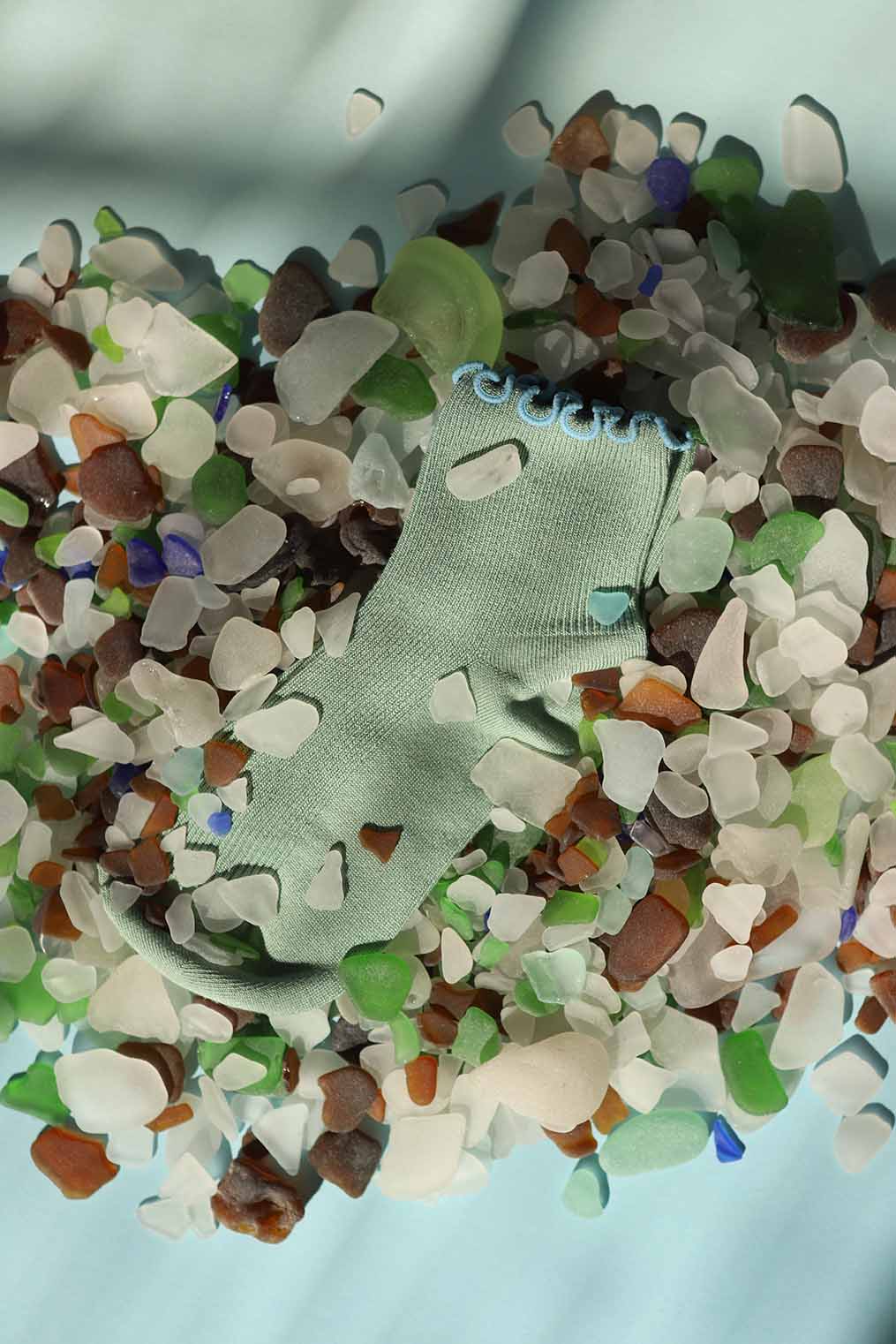 Petite Ruffle Modal Sock