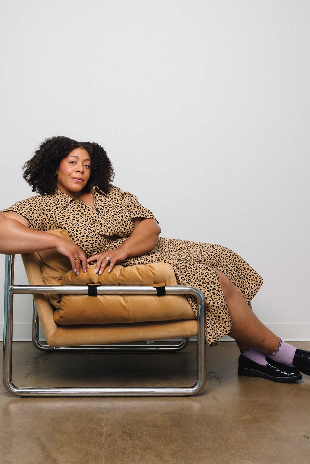 Noble Long Utility Dress in Leopard