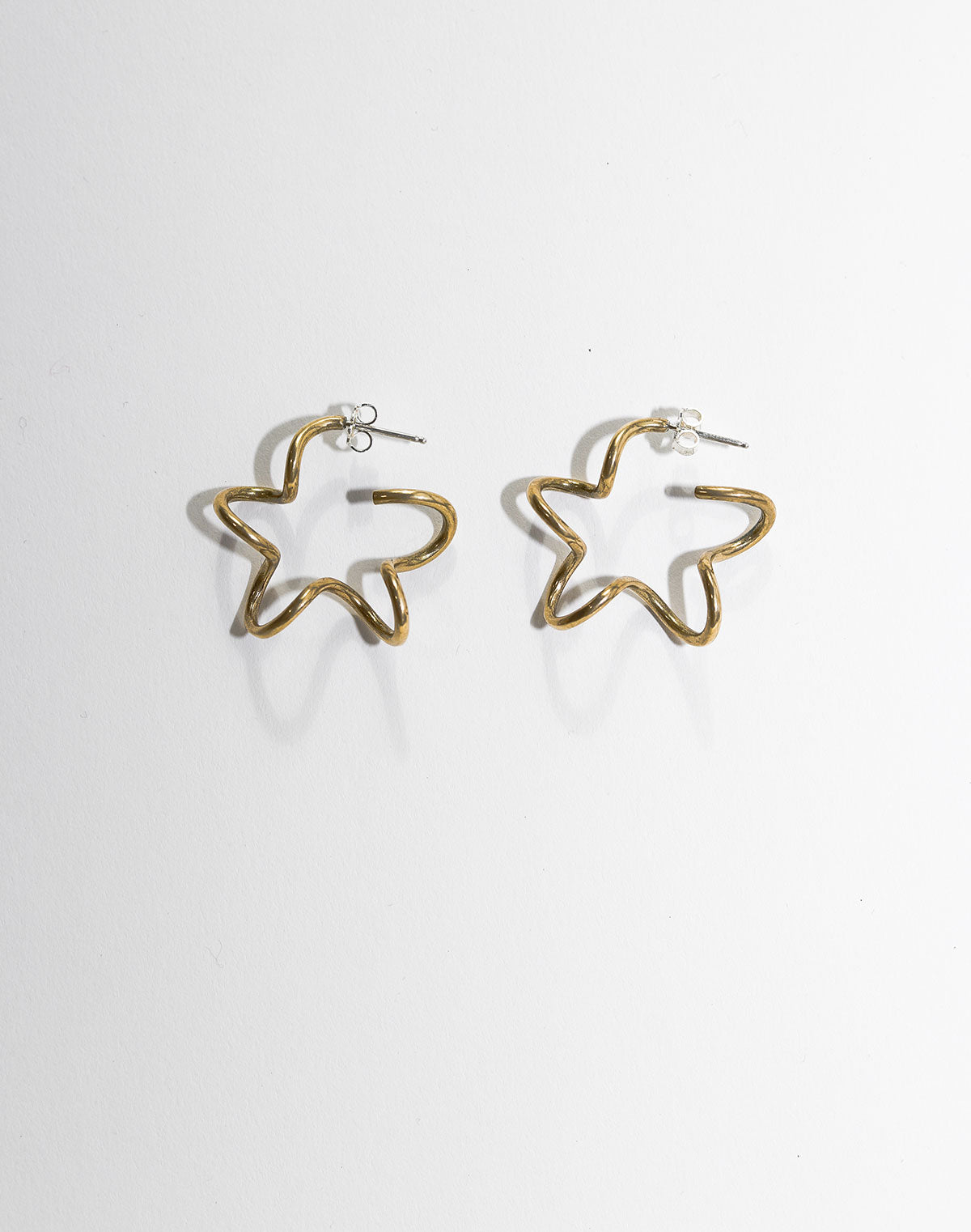 Noble x Natalie Joy Jewelry Star Hoop Earrings