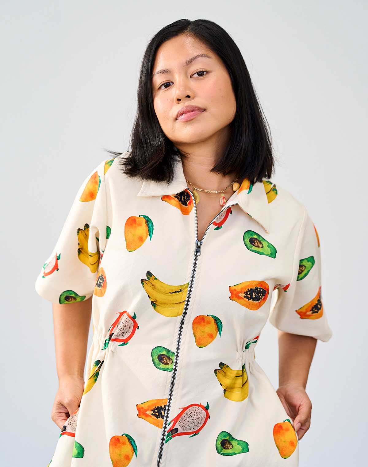 Noble Adult Utility Dress in Frutas