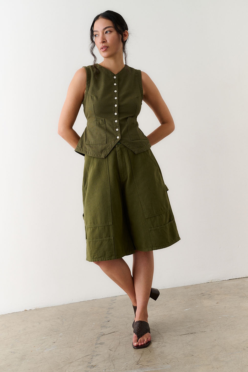 Flared Vest