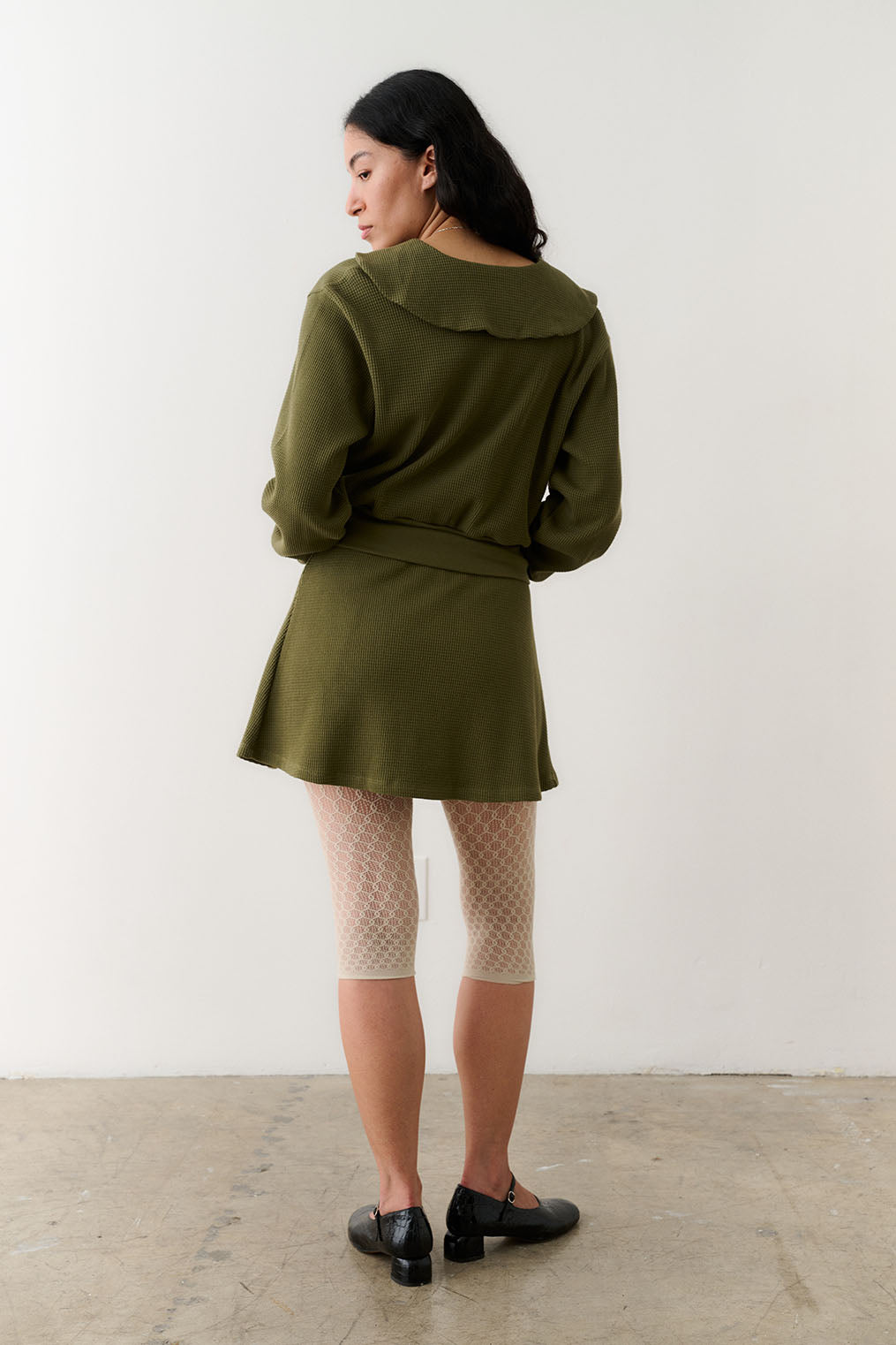 Waffle Sailor Cardigan
