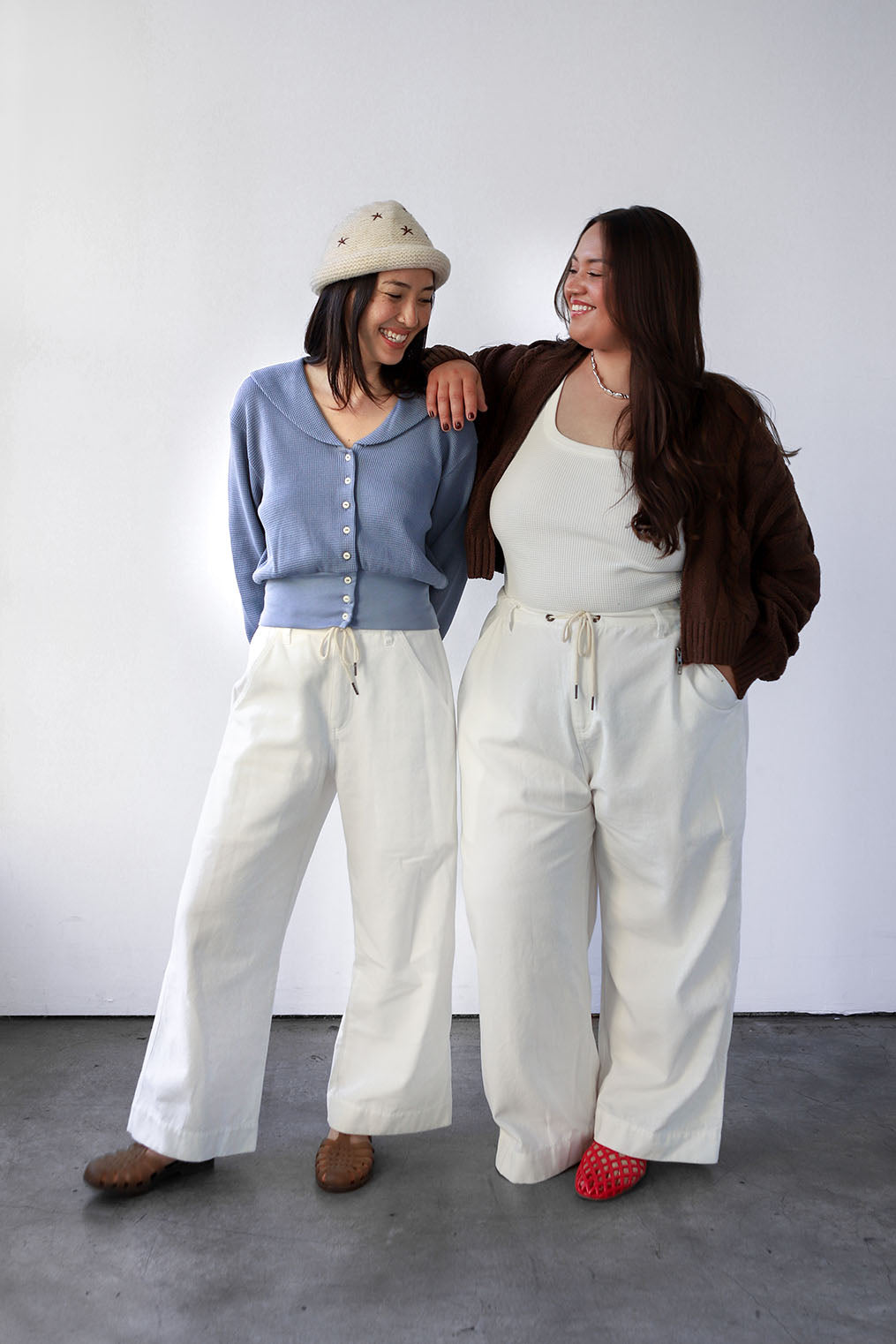 Waffle Sailor Cardigan