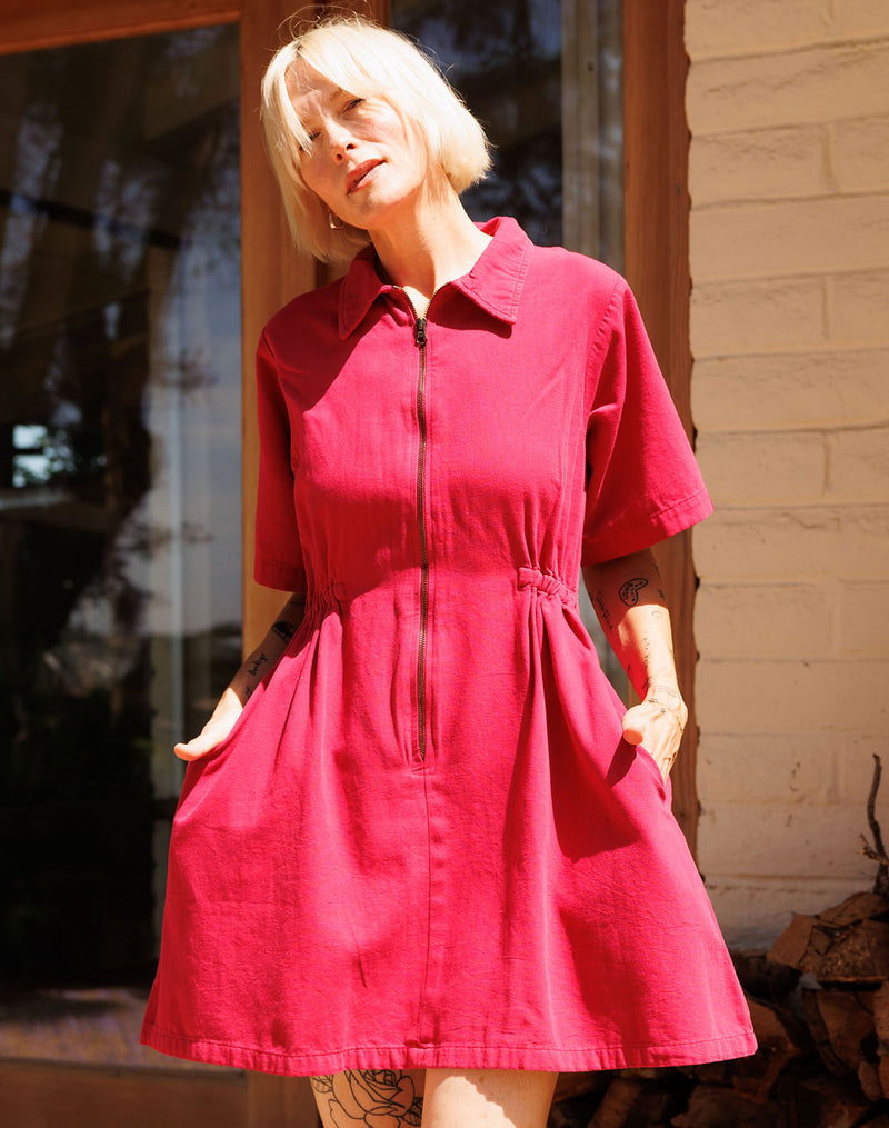 Noble Adult Utility Dress in Petunia