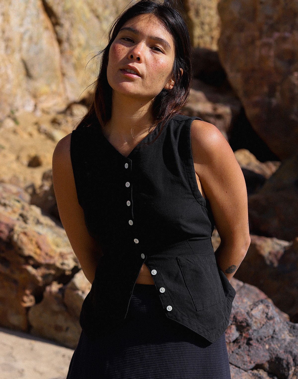 Flared Vest