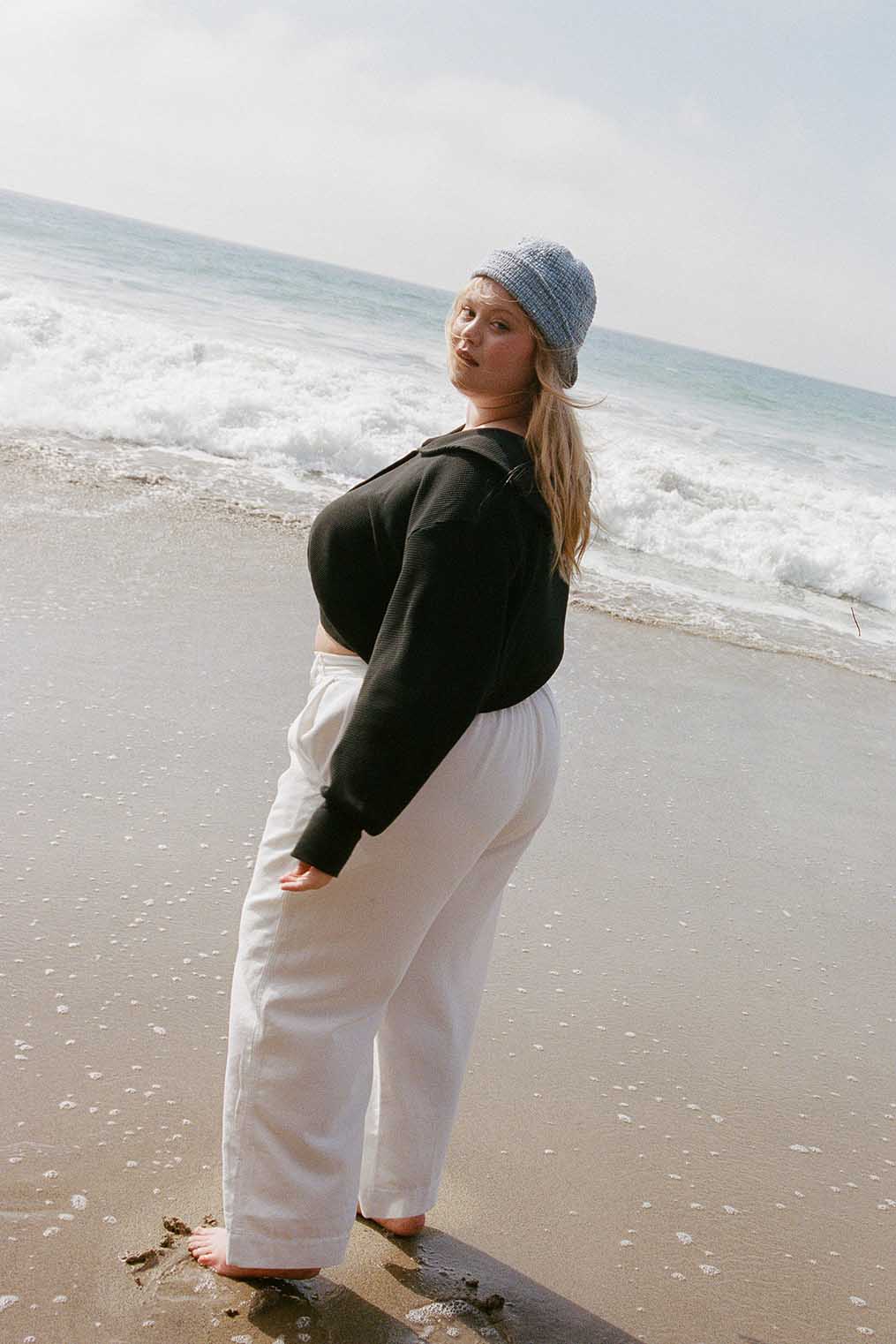 Waffle Sailor Cardigan