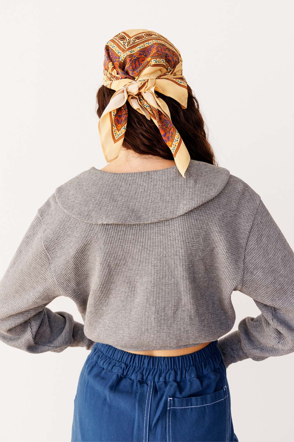 Waffle Sailor Cardigan