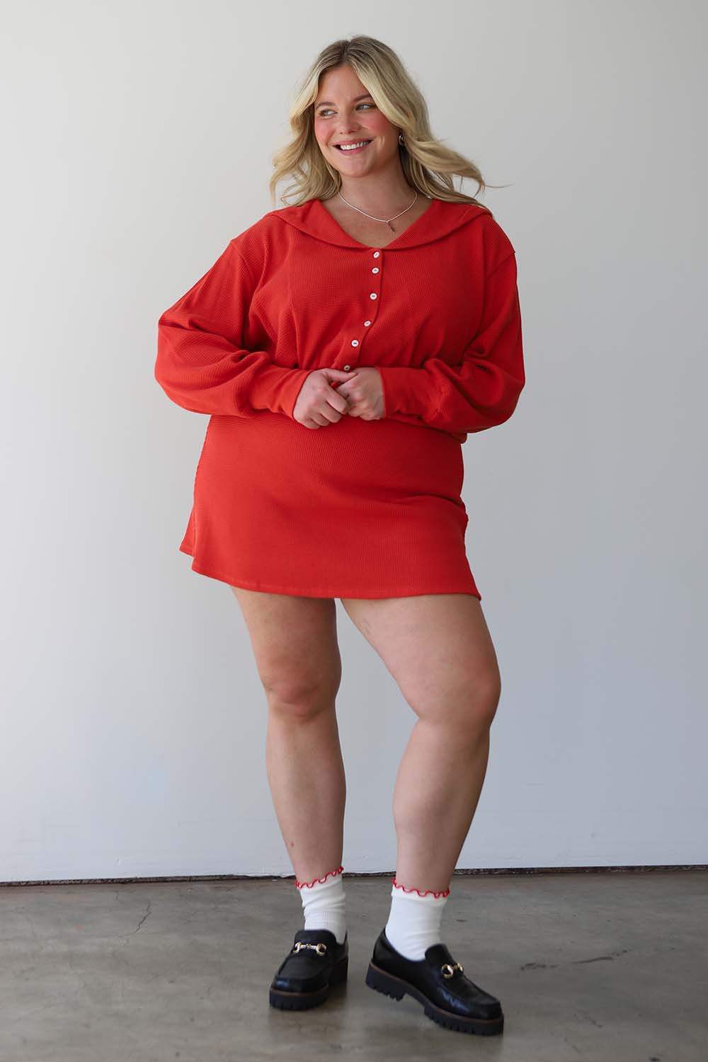 Waffle Sailor Cardigan