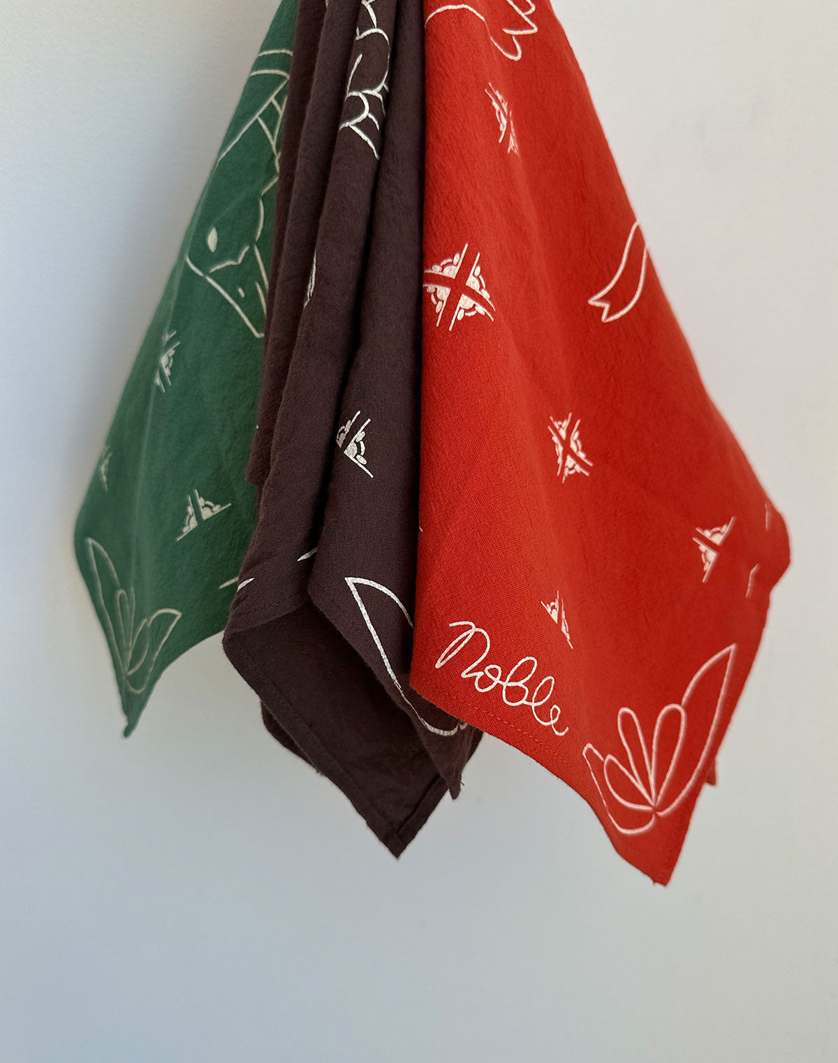 Silly Goose Bandana in Chocolate