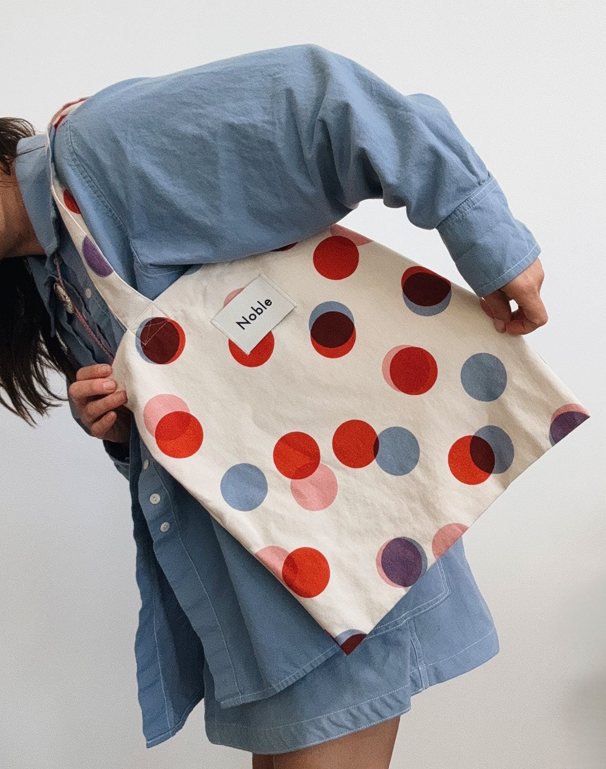 Polka Dot Tote Bag