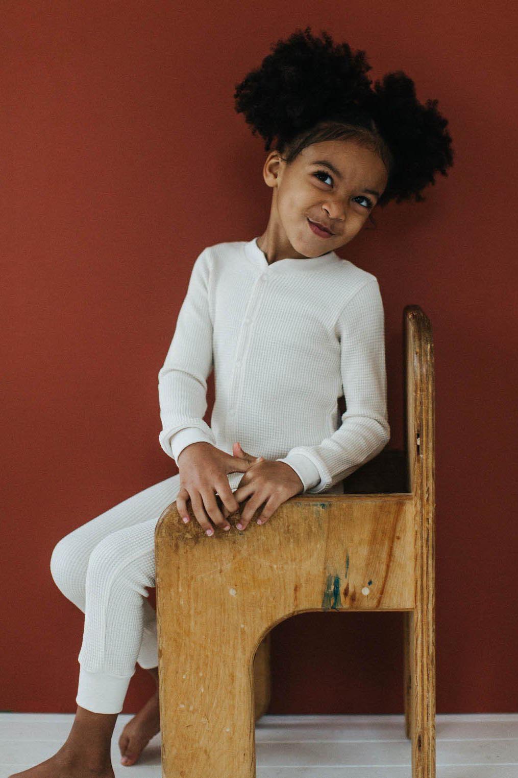 Kids Waffle One-Piece Sleeper