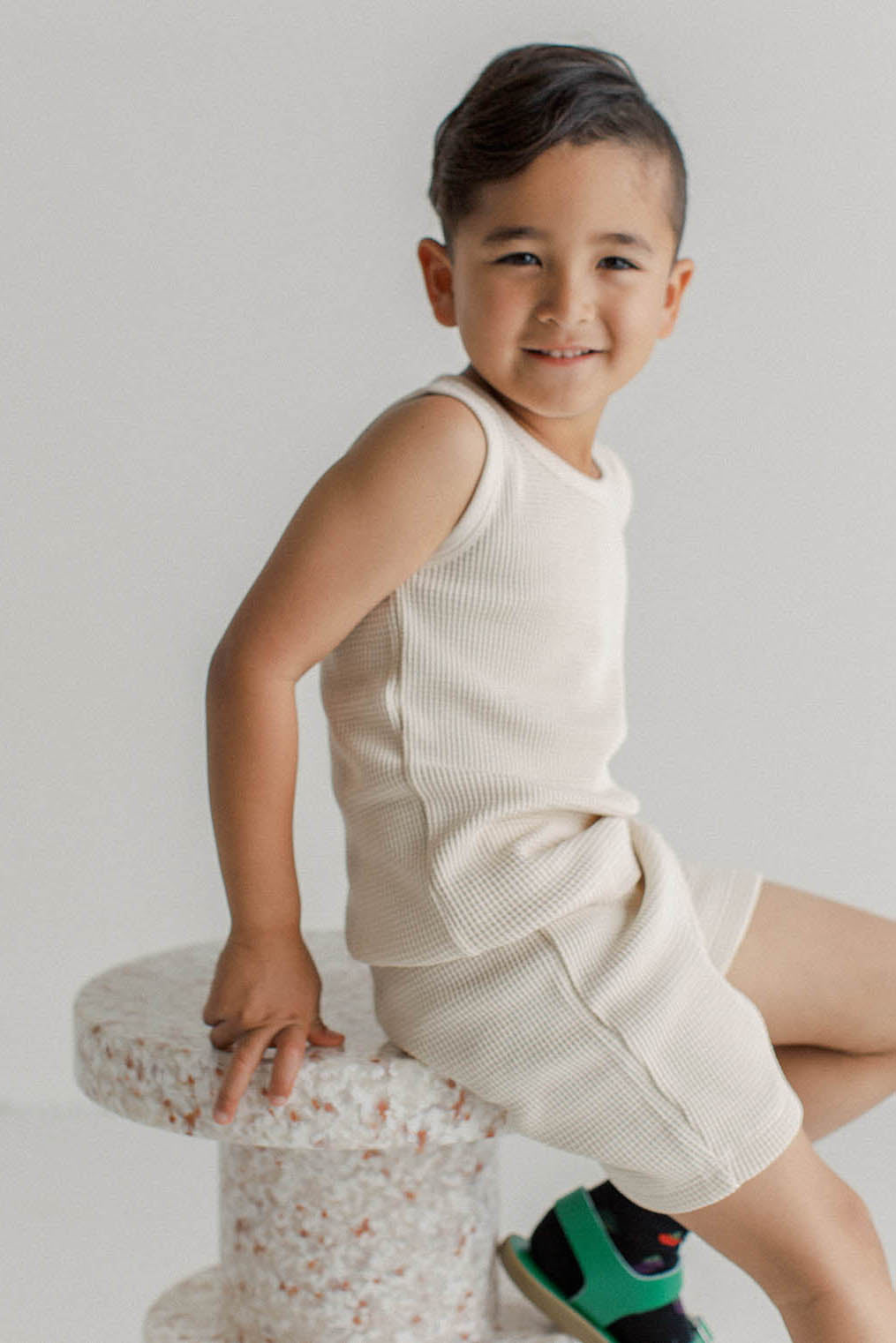 Kids Waffle Tank Set