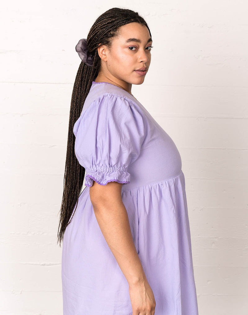 Noble Organic Adult Franny Dress in Lavender