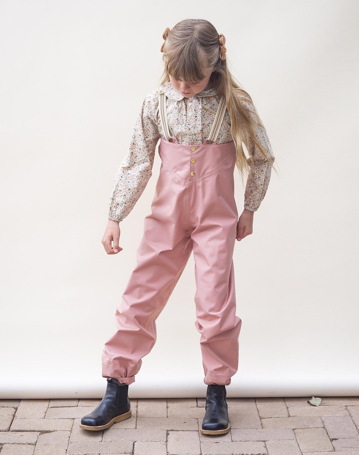 Fairechild Rain Pant in Beach Rose