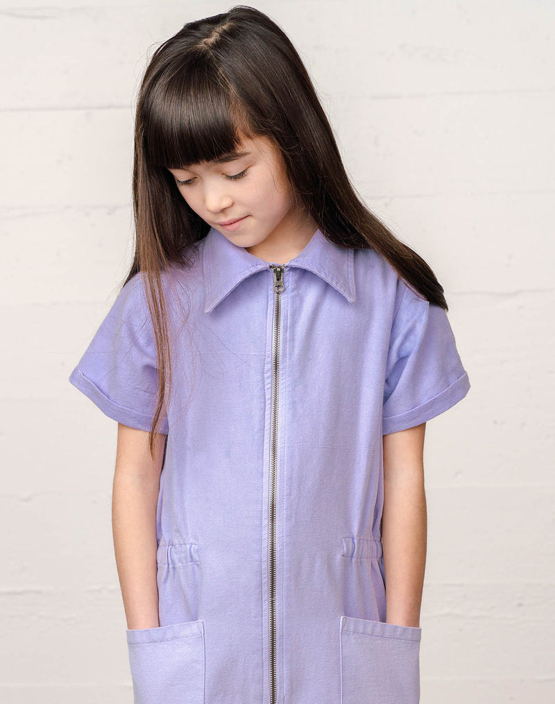 Noble Organic Utility Suit in Lavender