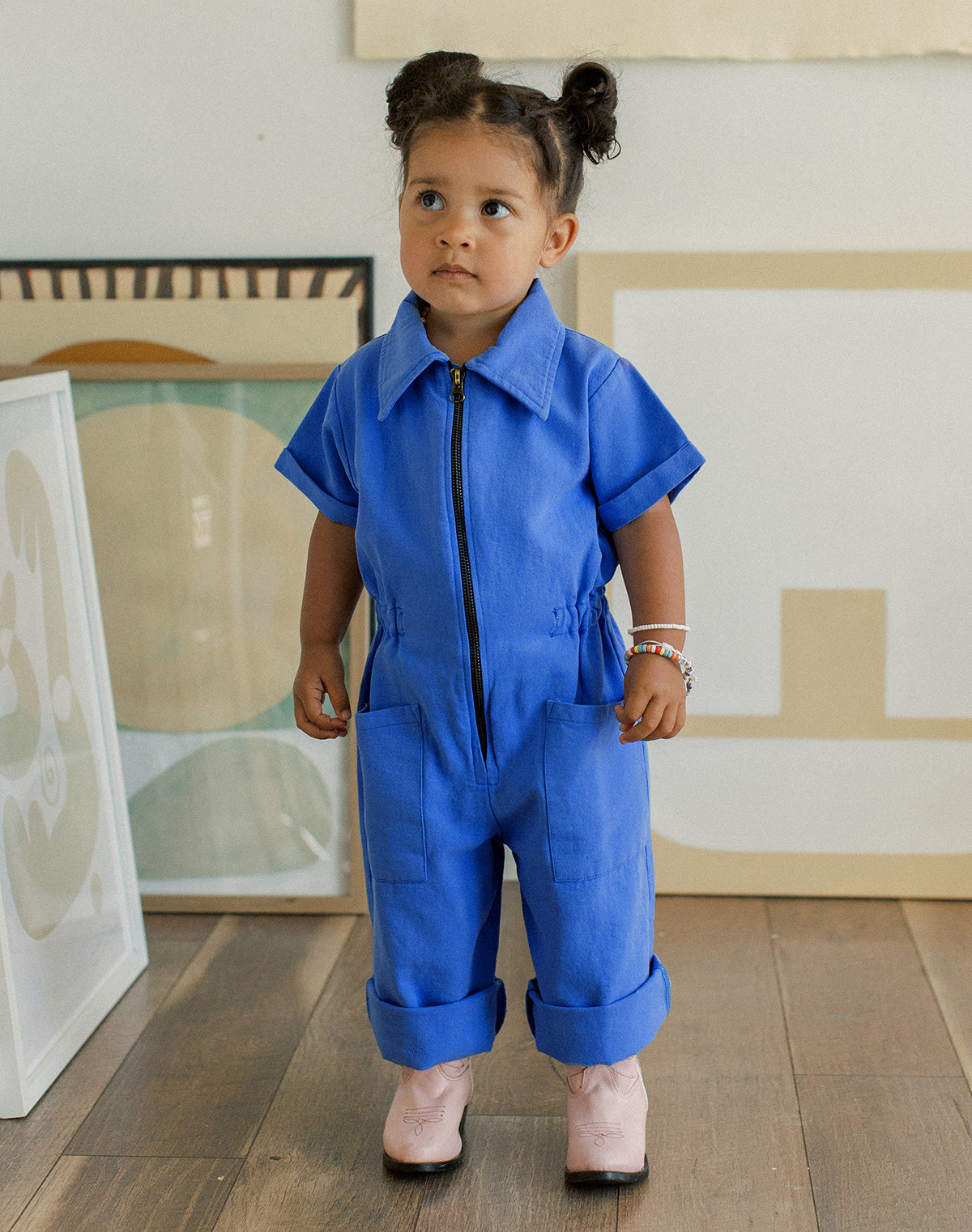 Blue kids jumpsuit online