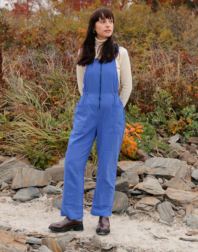 Noble Adult Overalls in French Blue