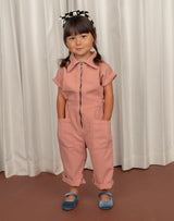 Noble Organic Utility Suit in Dusty Rose