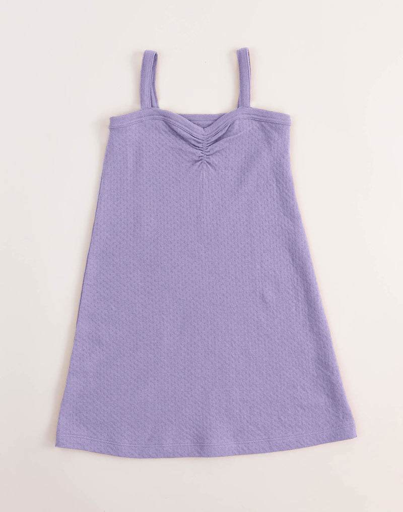 Noble Organic Pointelle Sleep Dress in Lavender