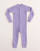 Noble Organic Pointelle One-Piece in Lavender