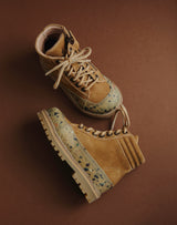Petit Nord Rugged Boot in Amber Suede