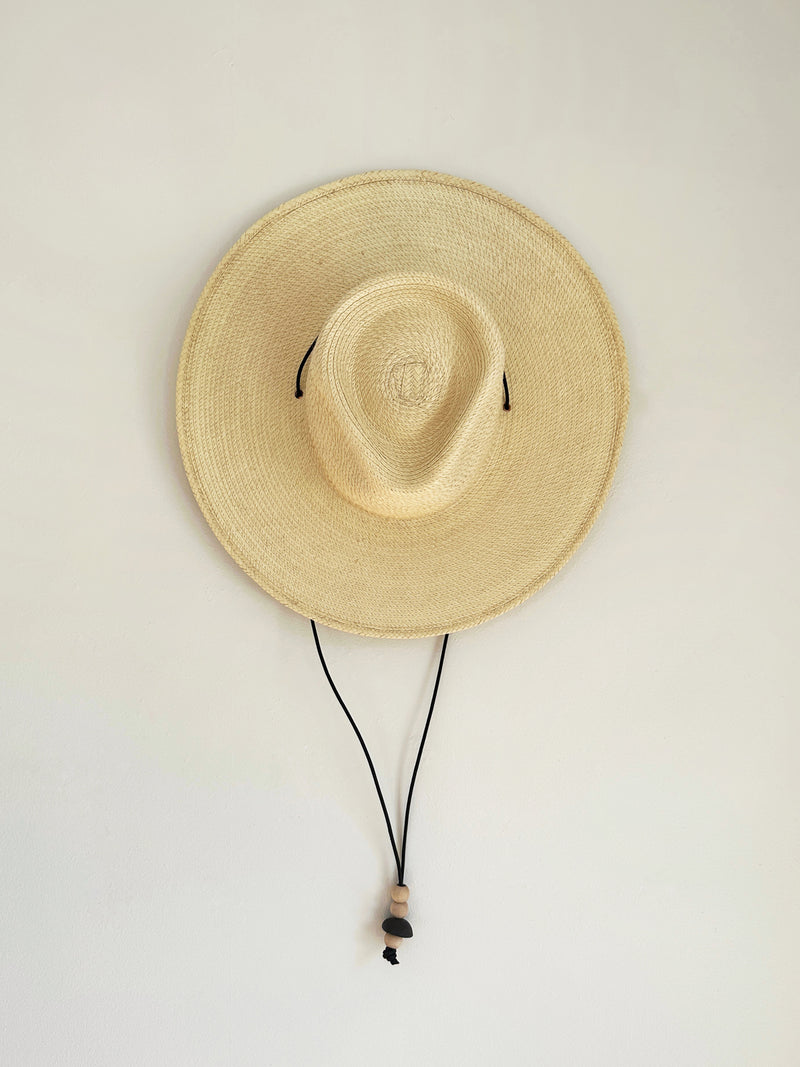 West Perro Adult Desert Sun Hat w/ Black Beads